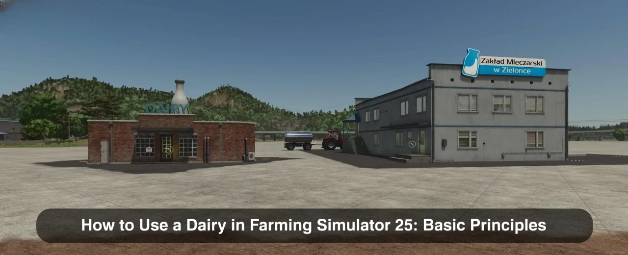 How to Use a Dairy in Farming Simulator 25: Basic Principles